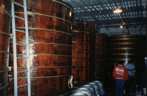 Stevens Point Brewery tour in 1986